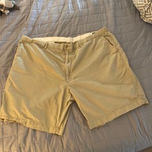 Polo shorts size 50 mens big and tall khaki